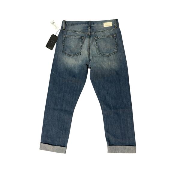 NWT Current/Elliott The Boyfriend Mason Wash
Distressed Jeans 27 Pima Cotton USA - Picture 7 of 8